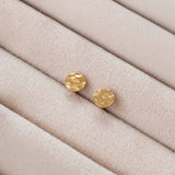 Hammered Coin Mini Studs