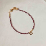 Talisman Bracelet - Red Garnet