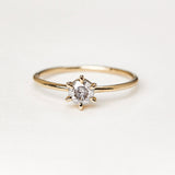 Solitary Diamond Ring - 0,35ct Salt & Pepper Diamond