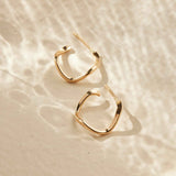 Wave Mini Hoops