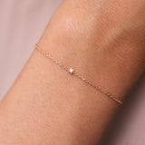 Stardust Diamond Bracelet - 0.02ct Salt & Pepper Diamond