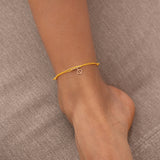 Makaro Mini Anklet - Yellow