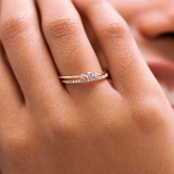 Eternity Wedding Band - 0.2ct Salt & Pepper Diamonds