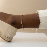 Makaro Mini Anklet - tan