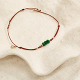 Trio Bead Bracelet - Jade