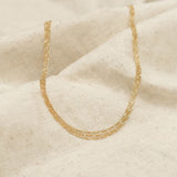 Triple Figaro Necklace