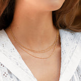 Triple Figaro Necklace