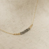 Barberry Bead Necklace - Labradorite