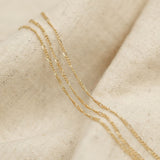 Triple Figaro Necklace