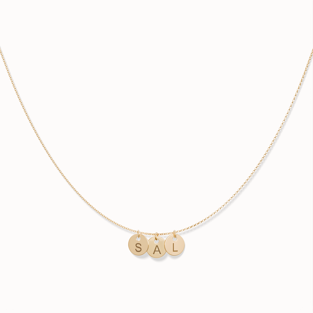 Initial on necklace discount