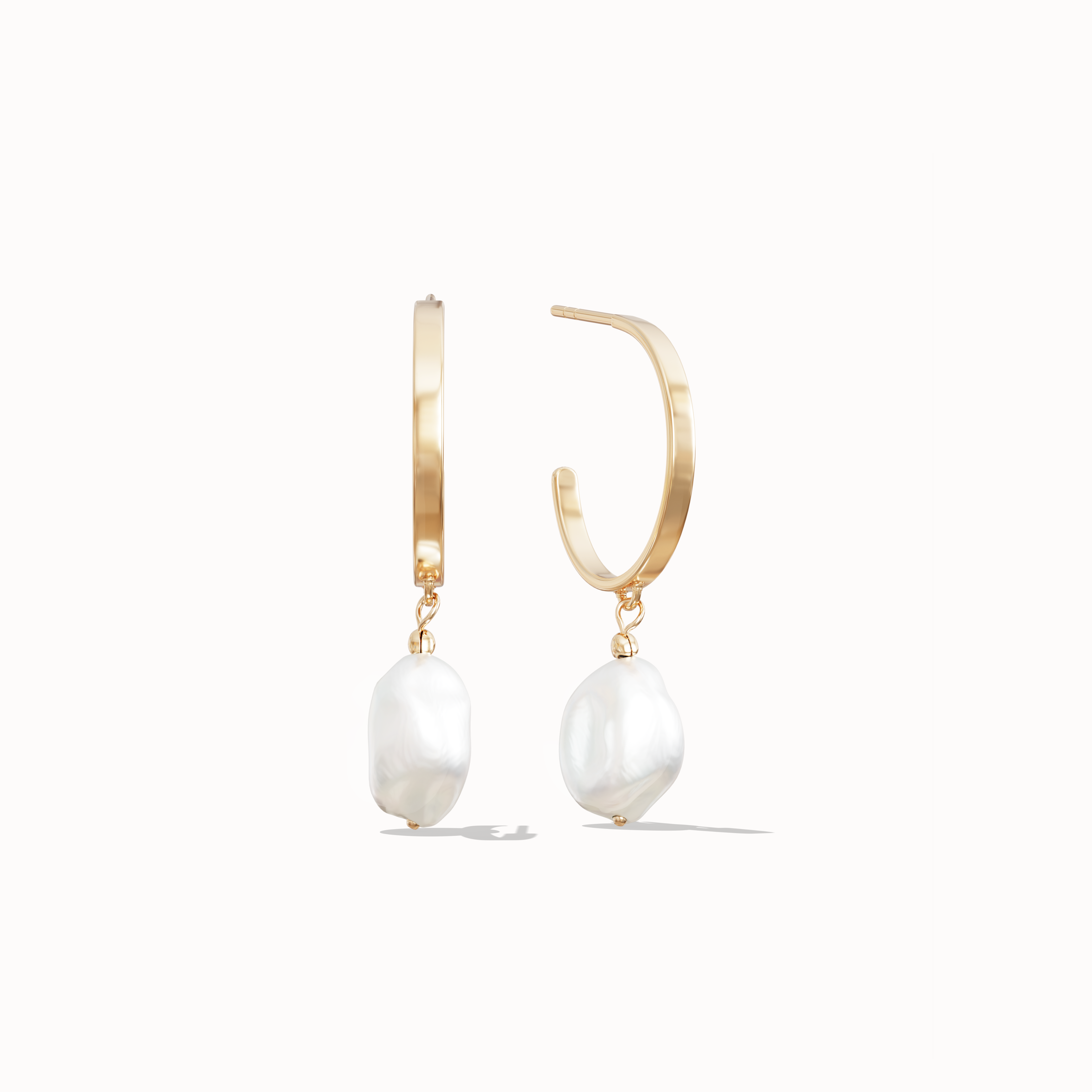 Pearl Hoops