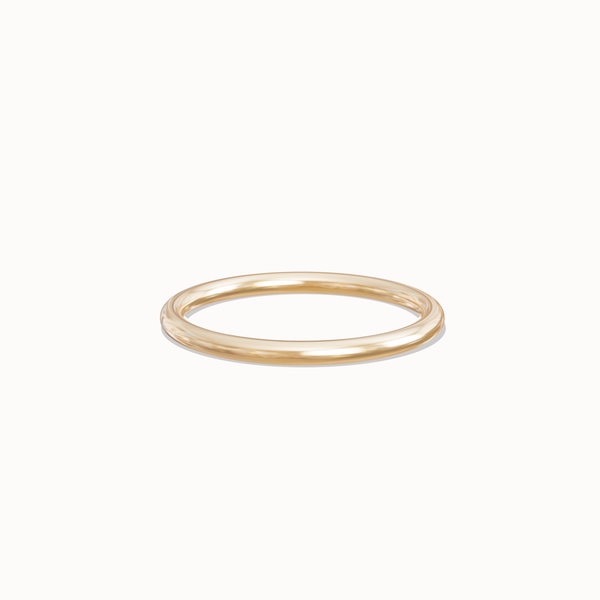 Round wedding band discount