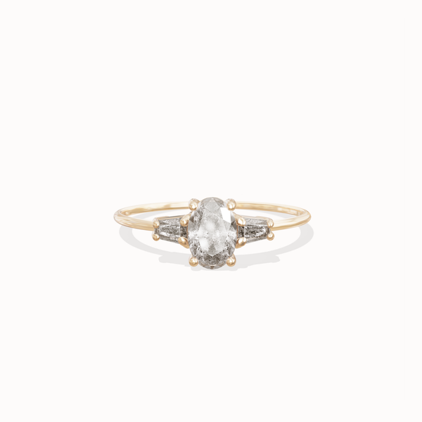 Tara Diamond Ring - 0,58ct Salt & Pepper Diamonds