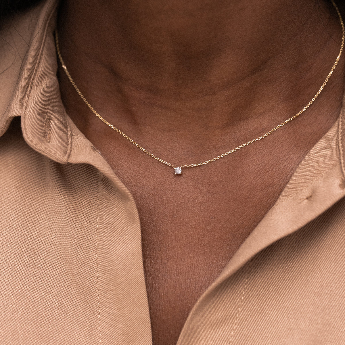 Twinkle Diamond Necklace 0 1ct Salt Pepper Diamond