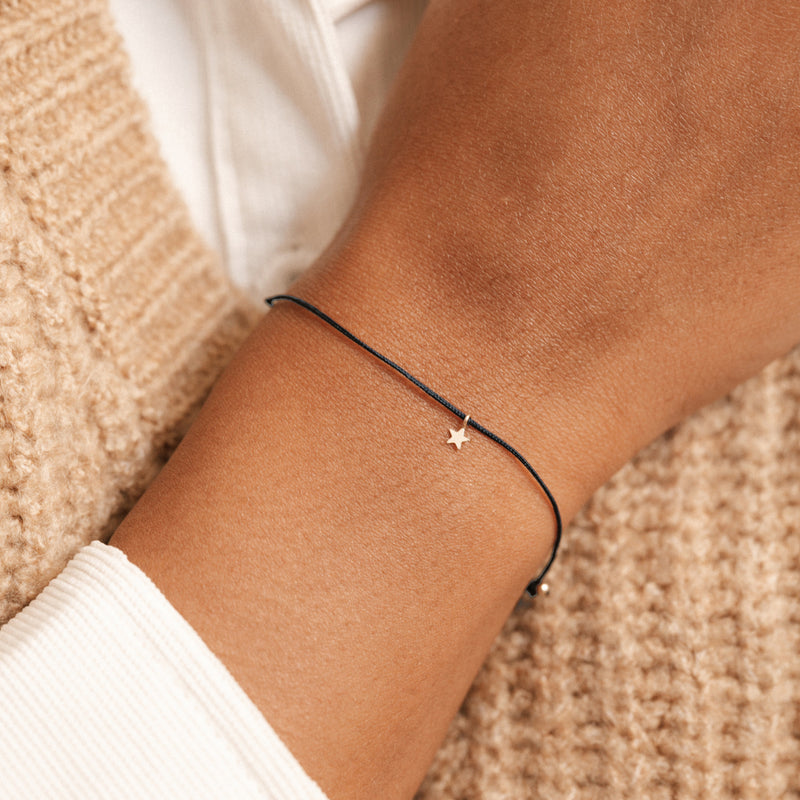 Tiny Star Bracelet - navy
