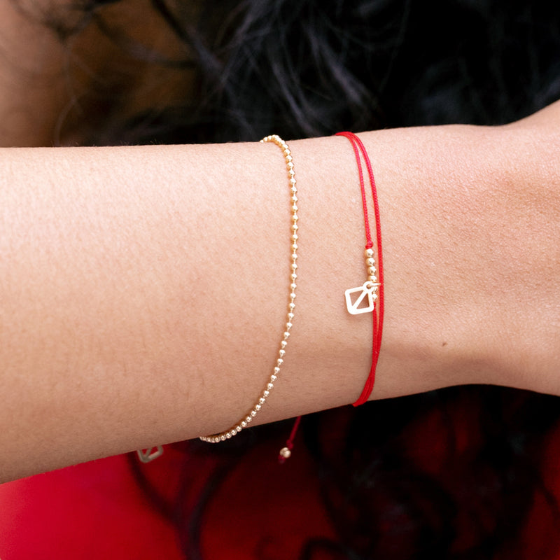Makaro Mini Bracelet - Red